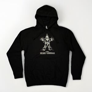 Freddie Gibbs Merry Gibbsmas Chicago Tour Graphic Print Hoodie Size M